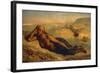 Hagar and Ishmael-Jean-François Millet-Framed Giclee Print