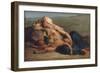 Hagar and Ishmael-Jean-Francois Millet-Framed Giclee Print