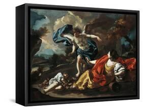 Hagar and Ishmael-Francesco de Mura-Framed Stretched Canvas