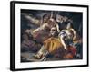 Hagar and the Angel-Francesco Solimena-Framed Giclee Print