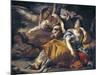 Hagar and the Angel-Francesco Solimena-Mounted Giclee Print