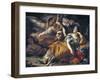 Hagar and the Angel-Francesco Solimena-Framed Giclee Print