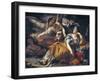 Hagar and the Angel-Francesco Solimena-Framed Giclee Print