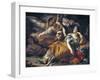 Hagar and the Angel-Francesco Solimena-Framed Giclee Print