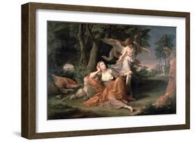 Hagar in the Desert-Pompeo Batoni-Framed Giclee Print