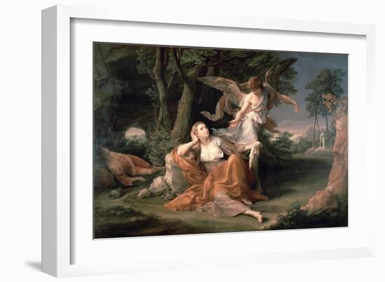 Hagar in the Desert-Pompeo Batoni-Framed Giclee Print