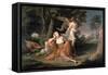 Hagar in the Desert-Pompeo Batoni-Framed Stretched Canvas