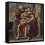 Hagar Leaves the House of Abraham-Pier Francesco Mola-Framed Stretched Canvas