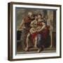 Hagar Leaves the House of Abraham-Pier Francesco Mola-Framed Giclee Print