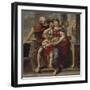 Hagar Leaves the House of Abraham-Pier Francesco Mola-Framed Giclee Print