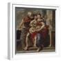 Hagar Leaves the House of Abraham-Pier Francesco Mola-Framed Giclee Print