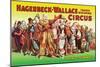 Hagenbeck-Wallace Circus, An Army of Clowns-null-Mounted Art Print