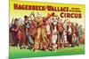 Hagenbeck-Wallace Circus, An Army of Clowns-null-Mounted Premium Giclee Print