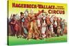 Hagenbeck-Wallace Circus, An Army of Clowns-null-Stretched Canvas