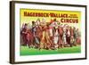 Hagenbeck-Wallace Circus, An Army of Clowns-null-Framed Art Print