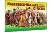 Hagenbeck-Wallace Circus, An Army of Clowns-null-Mounted Art Print