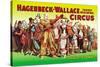 Hagenbeck-Wallace Circus, An Army of Clowns-null-Stretched Canvas