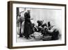 Haggling over Fruit Prices at a Market, Italy-null-Framed Photographic Print