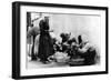 Haggling over Fruit Prices at a Market, Italy-null-Framed Photographic Print