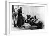 Haggling over Fruit Prices at a Market, Italy-null-Framed Photographic Print