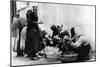 Haggling over Fruit Prices at a Market, Italy-null-Mounted Photographic Print