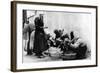 Haggling over Fruit Prices at a Market, Italy-null-Framed Photographic Print