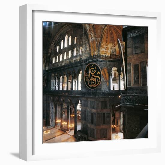 Haghia Sofia Basilica-Isidore of Miletus-Framed Photographic Print