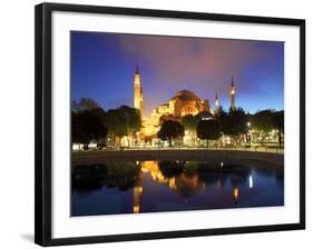 Haghia Sophia at Sunrise, (Aya Sofya Mosque), the Church of Holy Wisdom, Istanbul, Turkey-Neil Farrin-Framed Photographic Print