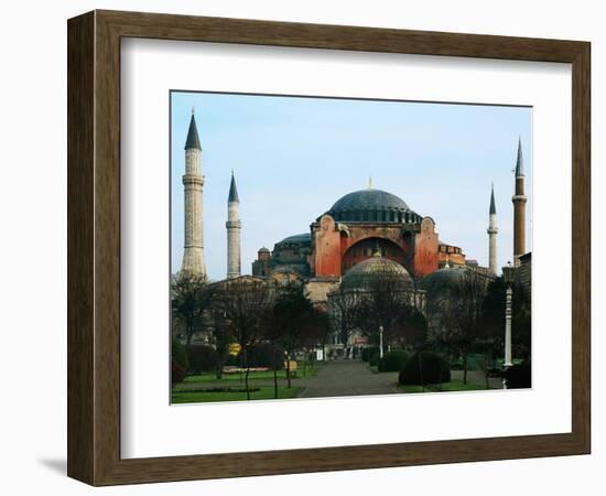 Haghia Sophia, Exterior View, 6th Century-null-Framed Giclee Print