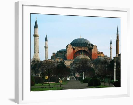 Haghia Sophia, Exterior View, 6th Century-null-Framed Giclee Print