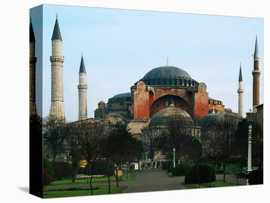 Haghia Sophia, Exterior View, 6th Century-null-Stretched Canvas