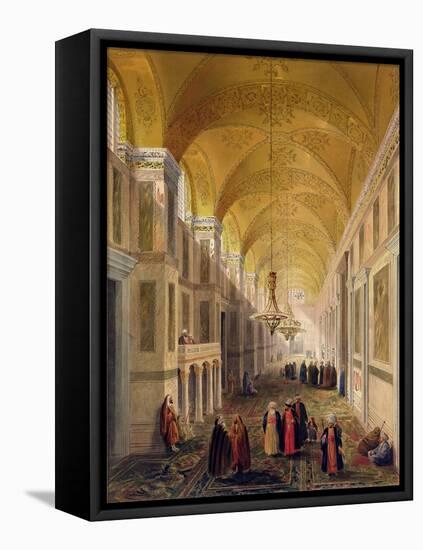 Haghia Sophia, Plate 2: the Narthex Published 1852-Gaspard Fossati-Framed Stretched Canvas