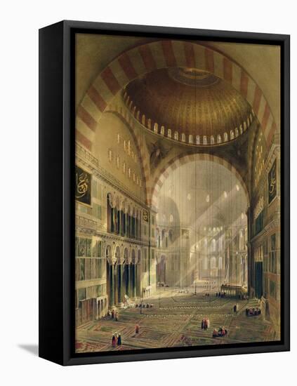 Haghia Sophia, Plate-Gaspard Fossati-Framed Stretched Canvas