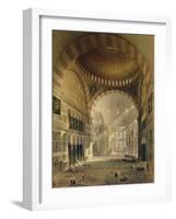 Haghia Sophia, Plate-Gaspard Fossati-Framed Giclee Print