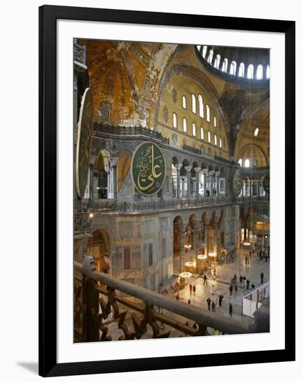 Haghia Sophia, UNESCO World Heritage Site, Istanbul, Turkey, Europe-Levy Yadid-Framed Photographic Print