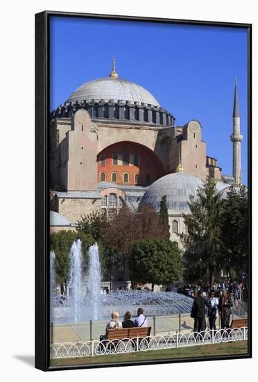 Haghia Sophia, UNESCO World Heritage Site, Sultanahmet District, Istanbul, Turkey, Europe-Richard-Framed Photographic Print