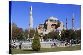 Haghia Sophia, UNESCO World Heritage Site, Sultanahmet District, Istanbul, Turkey, Europe-Richard-Stretched Canvas