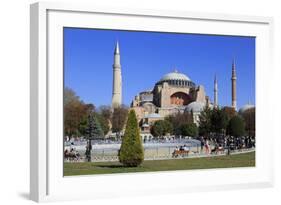 Haghia Sophia, UNESCO World Heritage Site, Sultanahmet District, Istanbul, Turkey, Europe-Richard-Framed Photographic Print