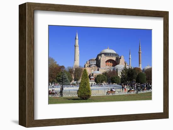 Haghia Sophia, UNESCO World Heritage Site, Sultanahmet District, Istanbul, Turkey, Europe-Richard-Framed Photographic Print