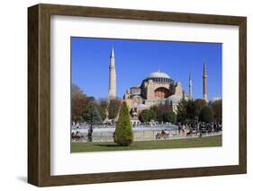 Haghia Sophia, UNESCO World Heritage Site, Sultanahmet District, Istanbul, Turkey, Europe-Richard-Framed Photographic Print