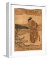 Hagi No Tamagawa-Suzuki Harunobu-Framed Giclee Print