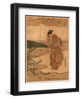 Hagi No Tamagawa-Suzuki Harunobu-Framed Premium Giclee Print