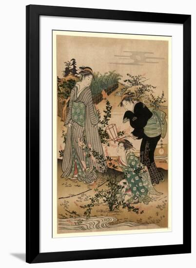 Hagi No Tamagawa-Kubo Shunman-Framed Giclee Print