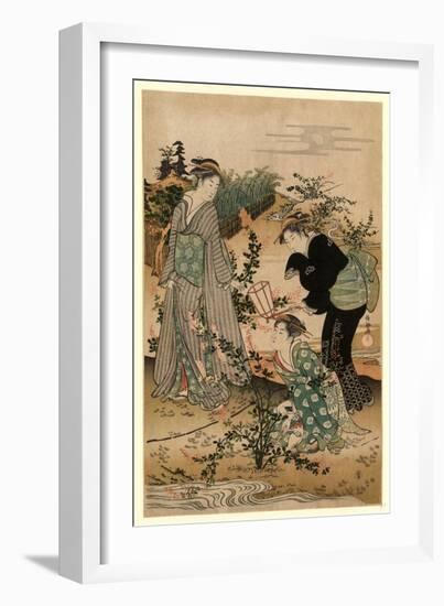 Hagi No Tamagawa-Kubo Shunman-Framed Giclee Print