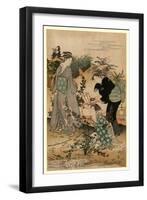 Hagi No Tamagawa-Kubo Shunman-Framed Premium Giclee Print