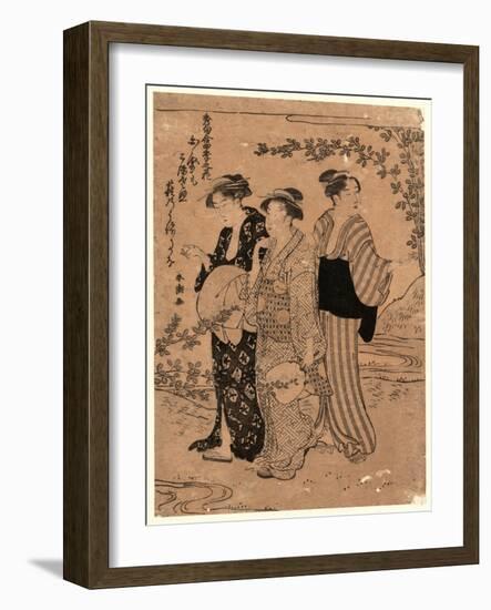 Hagi-Katsukawa Shunsho-Framed Giclee Print