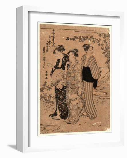 Hagi-Katsukawa Shunsho-Framed Giclee Print