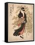 Hagi-Utagawa Toyokuni-Framed Stretched Canvas