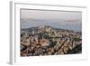 Hagia Sophia and the Blue Mosque, Aerial, Bosphorus, Istanbul, Turkey-Ali Kabas-Framed Photographic Print