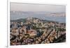 Hagia Sophia and the Blue Mosque, Aerial, Bosphorus, Istanbul, Turkey-Ali Kabas-Framed Photographic Print